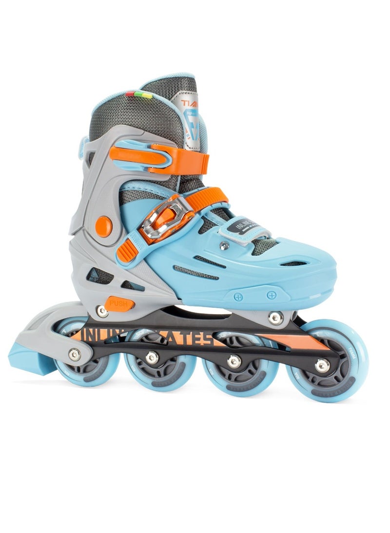 OVERS Inline and Roller Skates Shoes with All Wheels LED Lights Complete Set include Helmet and Protection - Image 2