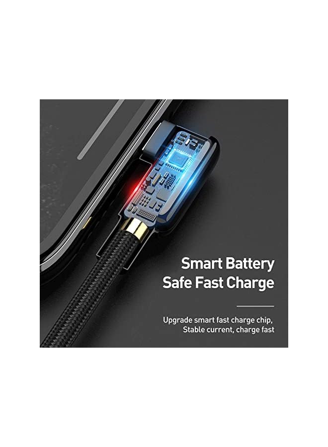 KASTWAVE Usb C Cable 90 Degree Coiled Usb A To C Charging Cable Scalable Ring Charging Cable 40 180 Cm 60W 5A Fast Charging High Eed Data Transfer Cable For Any C Port Device - Image 4