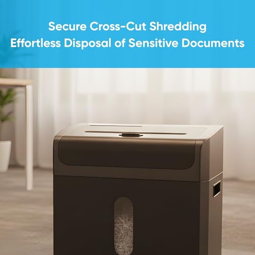 Kores Easy Cut 822N Paper Shredder | 6-Sheet Cross Cut (P4) | Shreds Paper, Credit Cards, CDs & Paper Clips | Auto Start/Stop | 14L Bin | Home & Office - Image 5