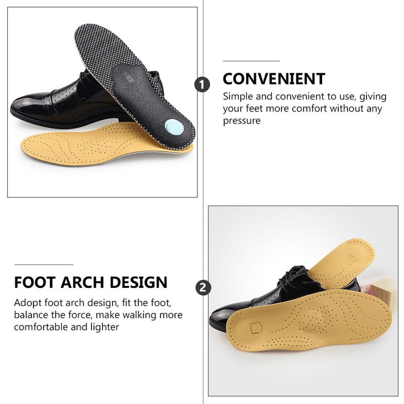 Latex Arch Support Insoles For Flat Feet Breathable Non Slip Cushion Size 37 38 - Image 4