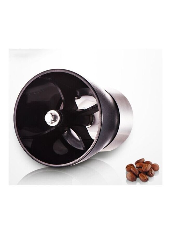 NIBEMINENT Portable Manual Coffee Grinder Black/Clear 12.5x16.6x7.2cm - Image 2