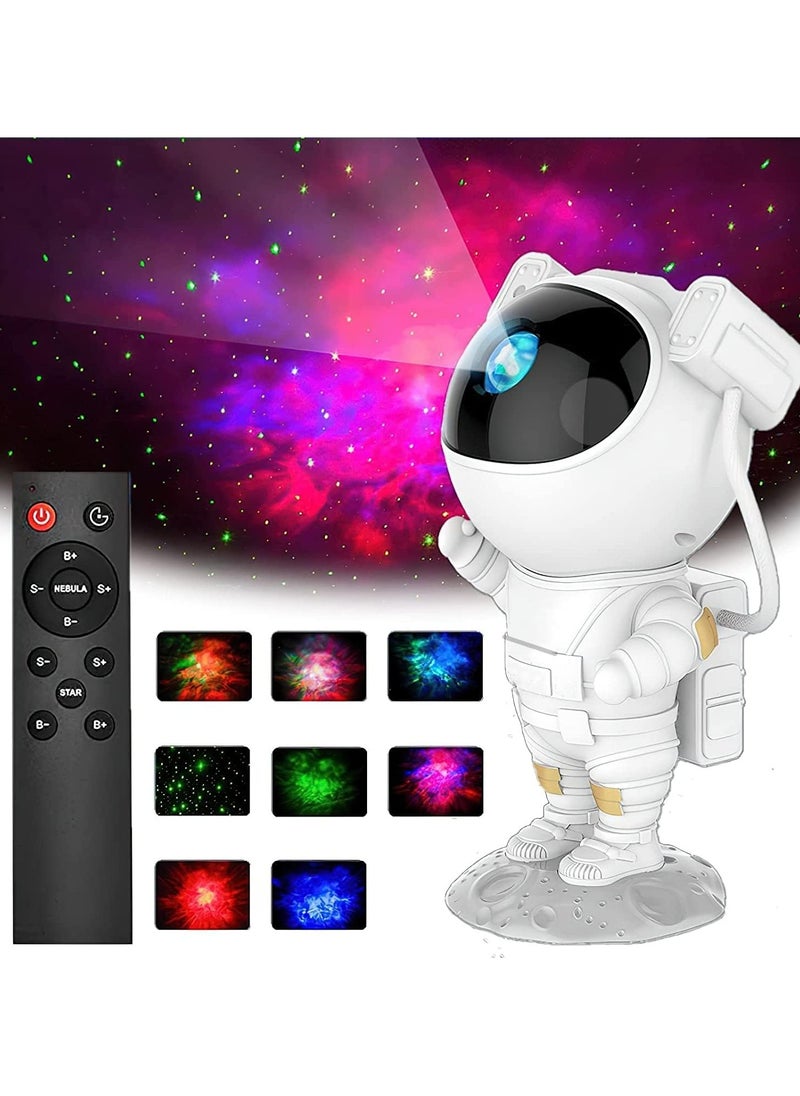 VIO Kids Night Lamp Large Night Light 22.5 CM Astronaut Galaxy Projector with 360° Rotation Timer Remote Control USB Powered HD LED Starry Night Light with Colorful Nebula and Flashing Stars Kids Room Nursery Bedroom Decor Safe Birthday GIft Kids Babies Boys Girls Toy  - Image 5