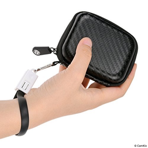 CamKix Protective Case for Trezor One Bitcoin/Cryptocurrency Wallet Including USB Strap for Transport, Power and Data Transfer - Durable Nylon Hardshell Case with Mesh Pocket - Light, Secure - Image 5