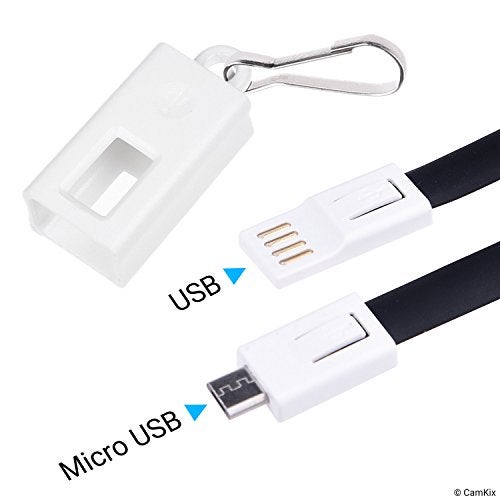 CamKix Protective Case for Trezor One Bitcoin/Cryptocurrency Wallet Including USB Strap for Transport, Power and Data Transfer - Durable Nylon Hardshell Case with Mesh Pocket - Light, Secure - Image 3