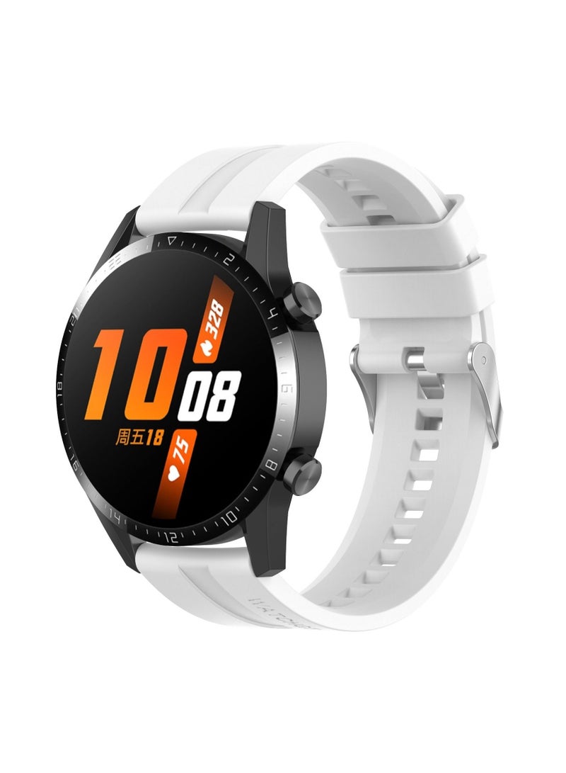 Soft Silicone Watch Band Compatible with Samsung Galaxy 3 Gear S3 Frontier/Amazfit Bip/Active Huawei GT 2/2E Bracelet 22-46mm - Image 1