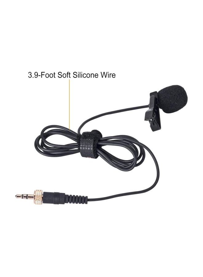 NIBEMINENT CVM-M-O1 Omnidirectional Microphone Input Line Cable For Sennheiser Wireless Microphones Black - Image 4