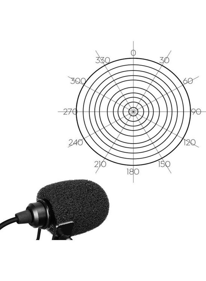 NIBEMINENT CVM-M-O1 Omnidirectional Microphone Input Line Cable For Sennheiser Wireless Microphones Black - Image 3