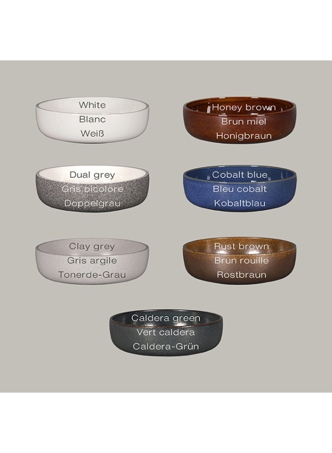 راك بورسلين وعاء راك بورسلين إيـز كالديرا – 20 سم (7.85") | سعة كبيرة 110cl (37.2 أونصة) | طبق بورسلين فاخر مصنوع يدويًا بتصميم ريفي وألوان ترابية أنيقة | مصنوع من مادة راكستون فائقة المتانة | وعاء دائري متعدد الاستخدامات مثالي للشوربات، السلطات، المعكرونة، الأرز والحلويات | تصميم عصري أنيق يناسب الاستخدام اليومي والمناسبات الخاصة | آمن للاستخدام في الفرن والمايكروويف وغسالة الصحون | وعاء تقديم بجودة المطاعم | مقاوم للحرارة وسهل التنظيف | جزء من مجموعة Ease الفاخرة لأدوات المائدة من RAK – يجمع بين العملية والأناقة - Image 4