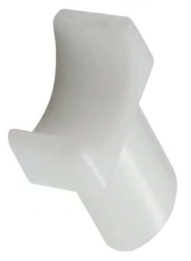 eOnekart White Nylon Seat Rail Glide for Fixed Arm Wheelchair | Inner Seat Rail Runner Slider Guide Clip | 1/2" (2 Small) - Image 3