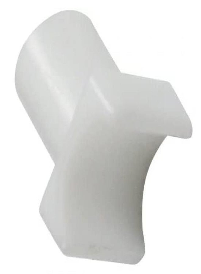 eOnekart White Nylon Seat Rail Glide for Fixed Arm Wheelchair | Inner Seat Rail Runner Slider Guide Clip | 1/2" (2 Small) - Image 4