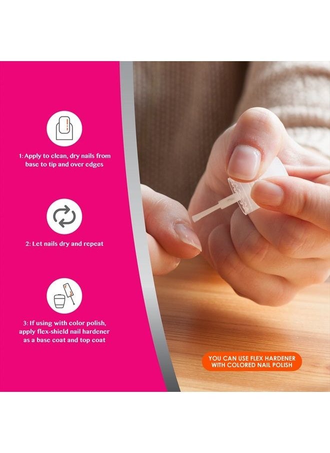 Nutra Nail - Invisible Flex Hardener – Instant Protective & Restorative Clear Gel Shield for Brittle, Damaged Nails - Image 1