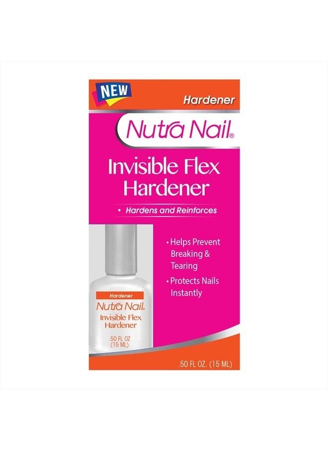 Nutra Nail Invisible Flex Hardener – Instant Protective & Restorative Clear Gel Shield for Brittle, Damaged Nails  - Image 1