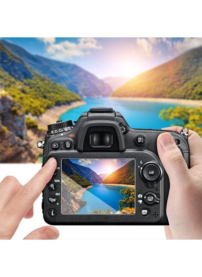 AKWOX - (Pack of 3) Tempered Glass Screen Protector for Canon EOS 5D MK IV Mark 4, [0.3mm 2.5D High Definition 9H] Optical LCD Premium Protective Cover - Image 1