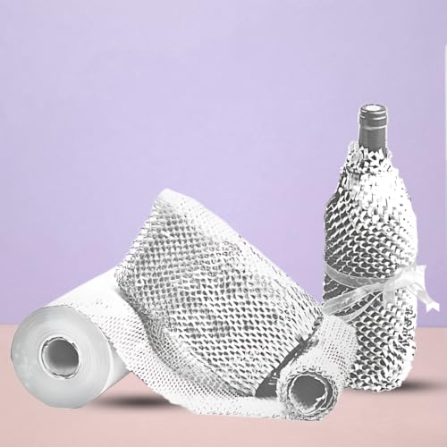 Pack8 Neo Pack8Neo Eco-Friendly Kraft Paper Roll with Honeycomb Design | 10M x 12" Expandable Wrap for Shipping, Moving & Small Business Packaging, White - Image 2