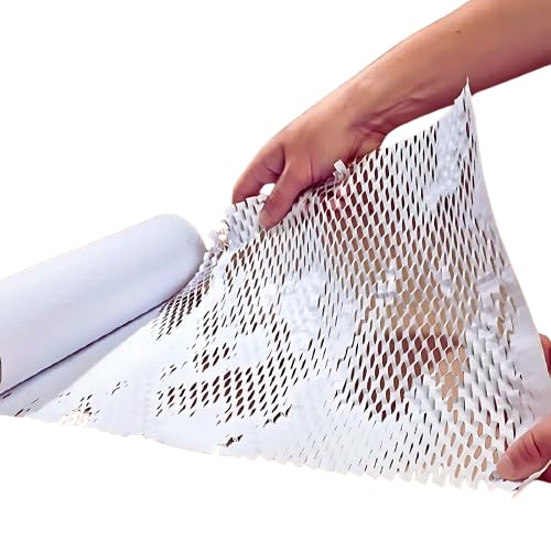 Pack8 Neo Pack8Neo Eco-Friendly Kraft Paper Roll with Honeycomb Design | 10M x 12" Expandable Wrap for Shipping, Moving & Small Business Packaging, White - Image 5