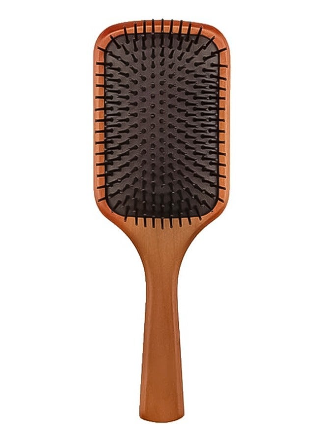 Eco-Friendly Bamboo Hair Brush for Women & Men, Beard Brush- The Ideal Detangling Brush for Curly Hair, Beard Grooming, and Daily Styling  - Image 2