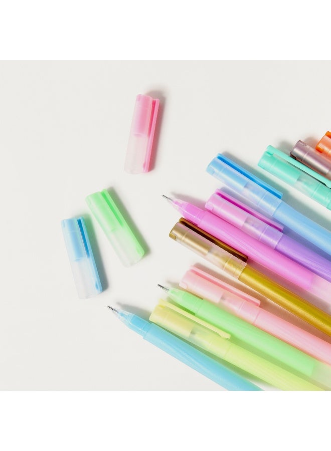 Findz Pens & Pencils - Individual - 48Pcs Gel Ink Pens - (Plastic) Multicolour \ 15X16X6.3 - Image 3
