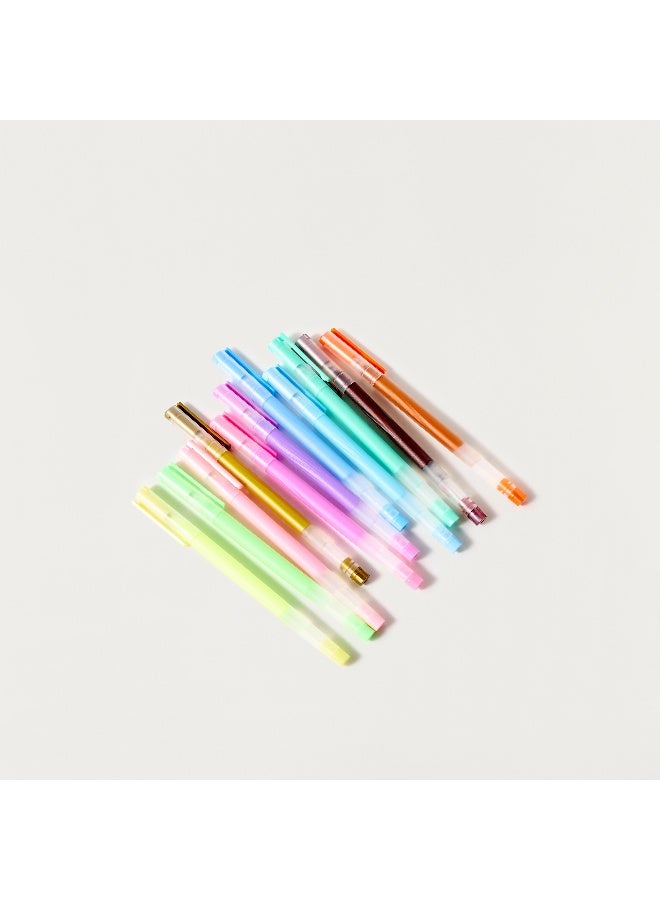 Findz Pens & Pencils - Individual - 48Pcs Gel Ink Pens - (Plastic) Multicolour \ 15X16X6.3 - Image 2