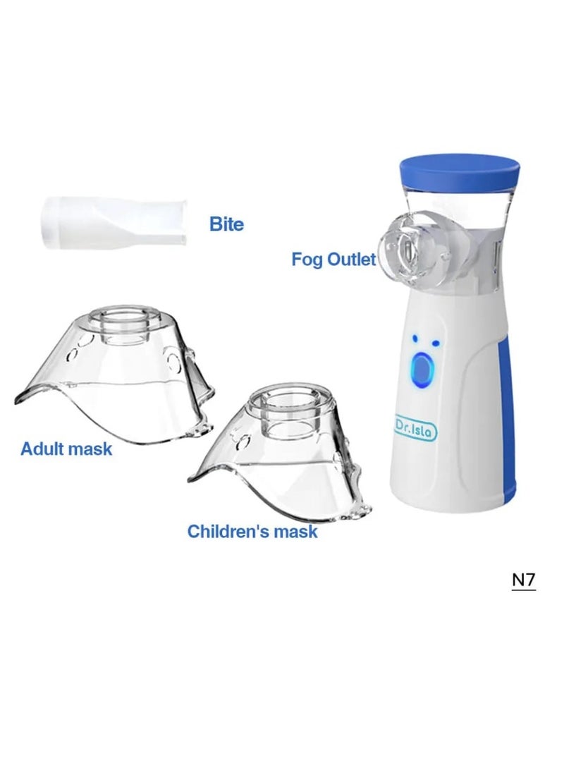 Shopping Point - Portable Nebulizer Mini Vaporizers Machine Handheld Atomizers for Adults and Children Travel Nebulizer Steam Inhalator - Image 1