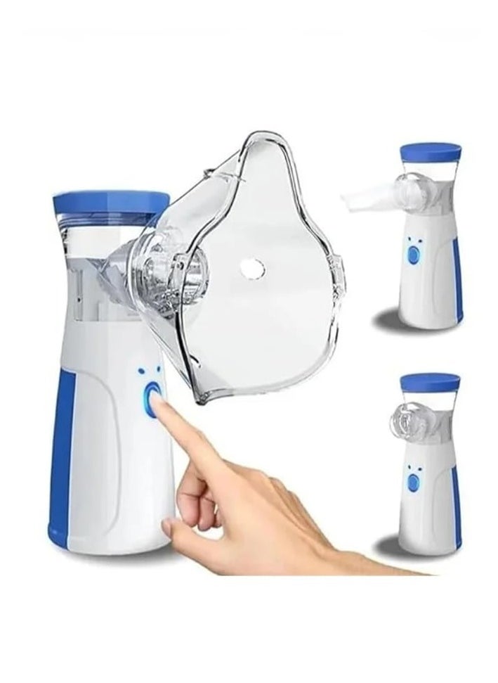 Shopping Point - Portable Nebulizer Mini Vaporizers Machine Handheld Atomizers for Adults and Children Travel Nebulizer Steam Inhalator - Image 1
