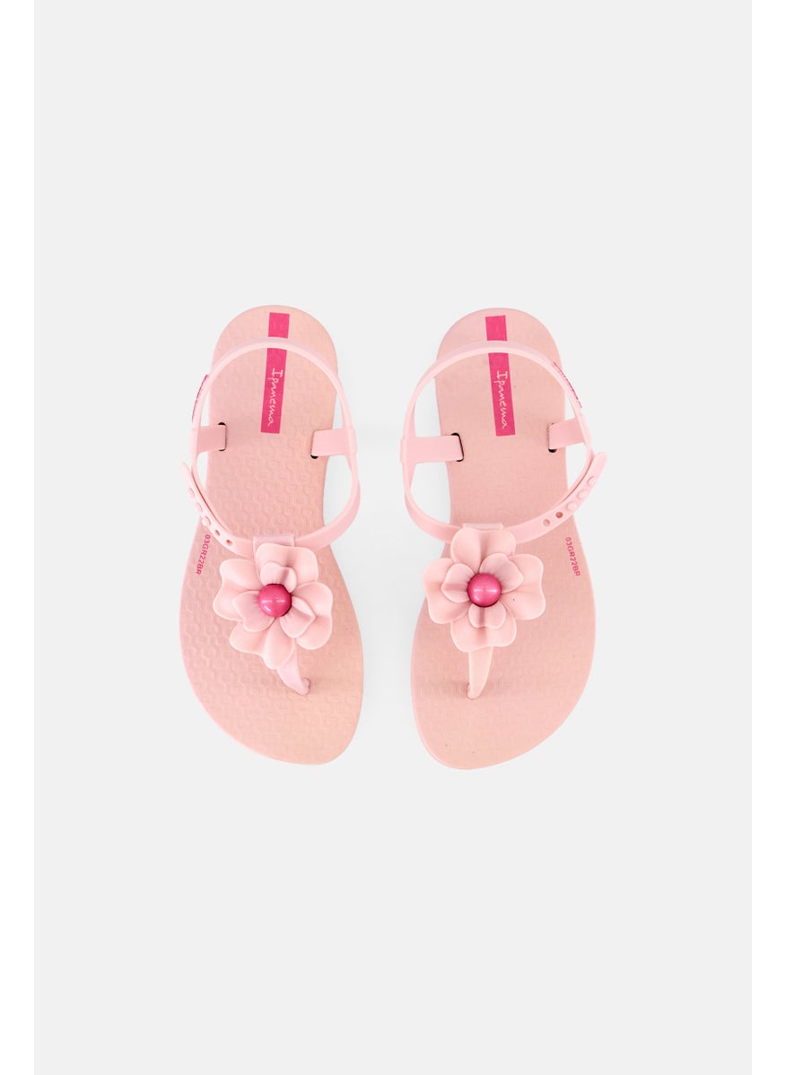 Ipanema Kids Girl Velcro Closure Sandal, Pink  - Image 3