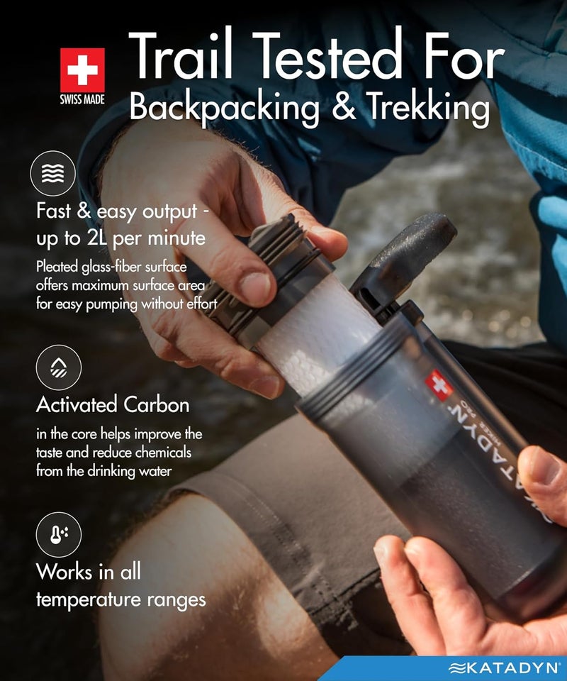 Katadyn Hiker Pro Replacement Water Filter Cartridge - White - Image 5