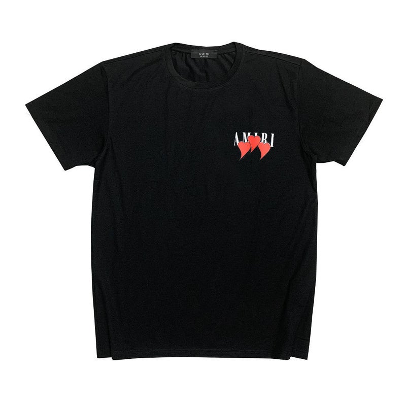 Street Tide New Us Amiri Short Sleeve Love Letter Printed Casual Hip Hop High Street Half Sleeve T-Shirt - Image 1
