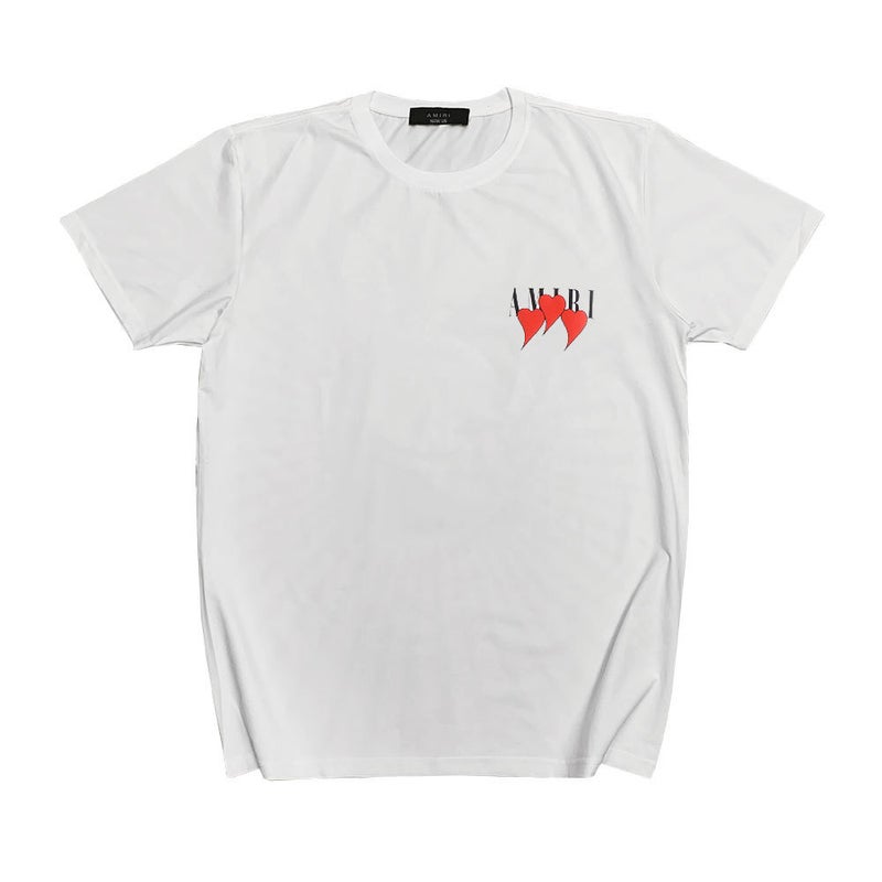 Street Tide New Us Amiri Short Sleeve Love Letter Printed Casual Hip Hop High Street Half Sleeve T-Shirt - Image 5