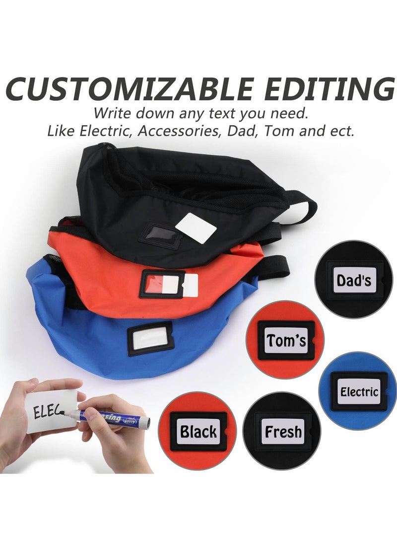 Excefore حقيبة تخزين خراطيم RV مع بطاقة قابلة للتعديل، حقيبة تنظيم خراطيم RV مقاومة للماء، حقيبة تخزين RV للكابلات الكهربائية، خراطيم المياه العذبة، خراطيم الصرف الصحي، الكابلات الكهربائية والإكسسوارات 1 عبوة - Image 4