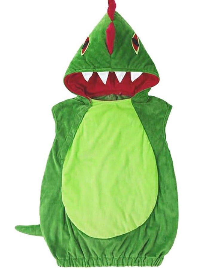 JCB CHIC Kids Dinosaur Costume, for Girls Boys, Halloween Unisex Children Dinosaur Cosplay Costumes with Shoes Cover, Cute Toddler Animal Dinosaur Jumpsuit Costumes for Dress Up Cosplay Fancy Dress Party(S) - Image 5