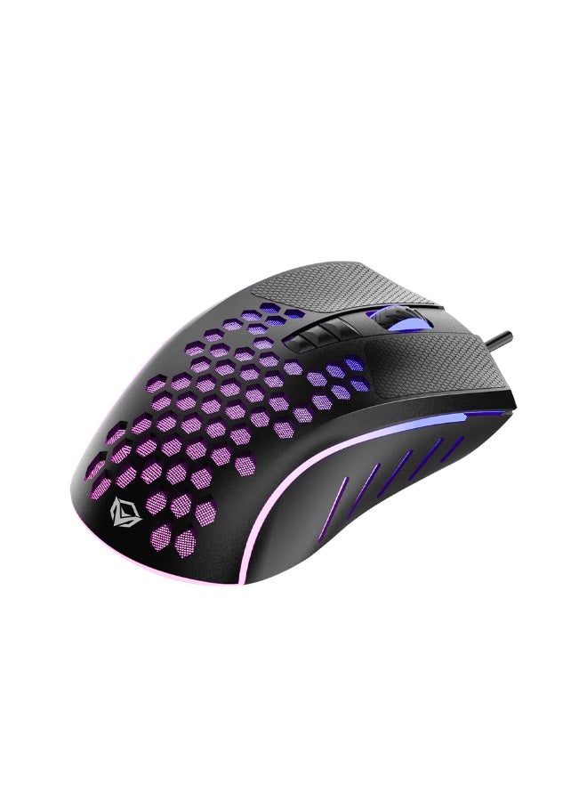 Meetion Lightweight Wired Gaming Mouse, RGB Backlight, 6400 DPI, USB – Model MT-GM015-A - Image 3