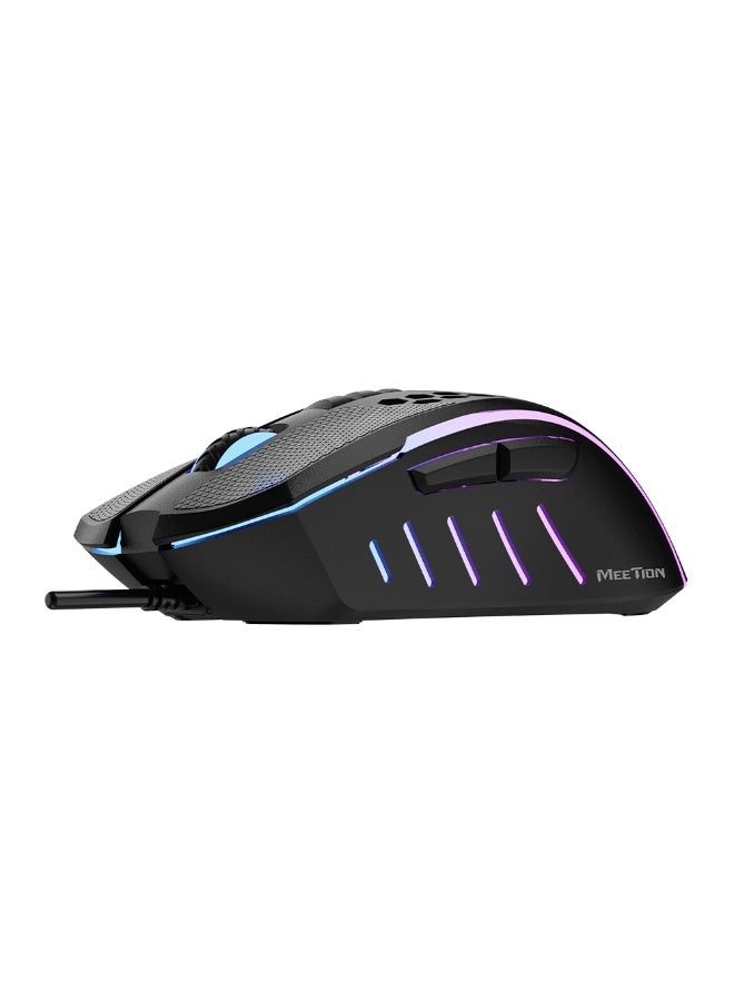 Meetion Lightweight Wired Gaming Mouse, RGB Backlight, 6400 DPI, USB – Model MT-GM015-A - Image 4