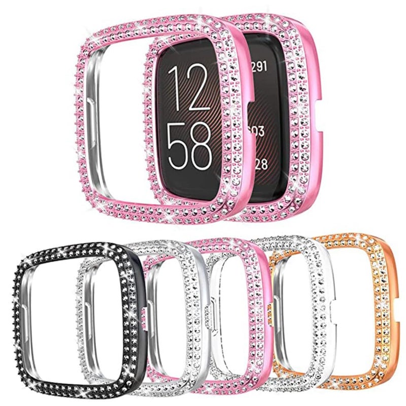 Transparent Watch Case Cover with Double Row Drill Frame Protective Durable Design - Image 5