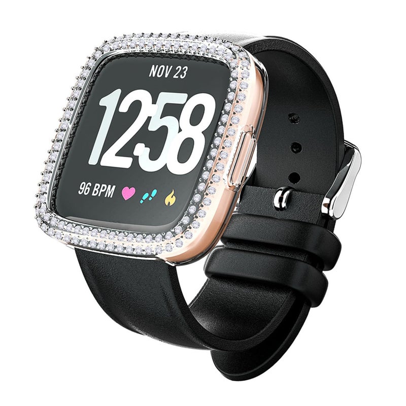 Transparent Watch Case Cover with Double Row Drill Frame Protective Durable Design - Image 4