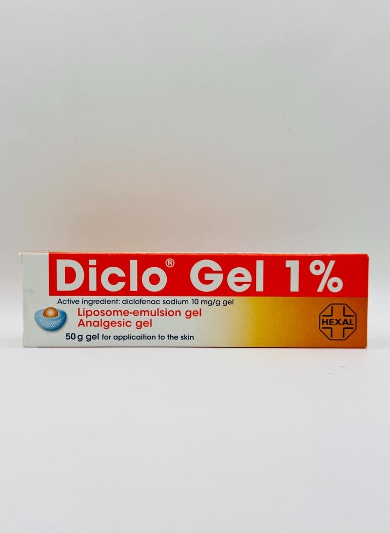 DICLO 1% GEL  50GM