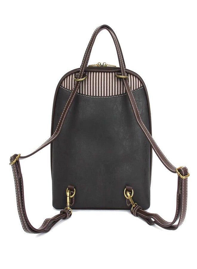 Chala Group Chala Handbags Convertible Mini Backpack Purse and Double Fold Wallet Bundle, Multi-Color (Dragonfly Backpack and Grey Cellphone Purse Gift Set) - Image 4