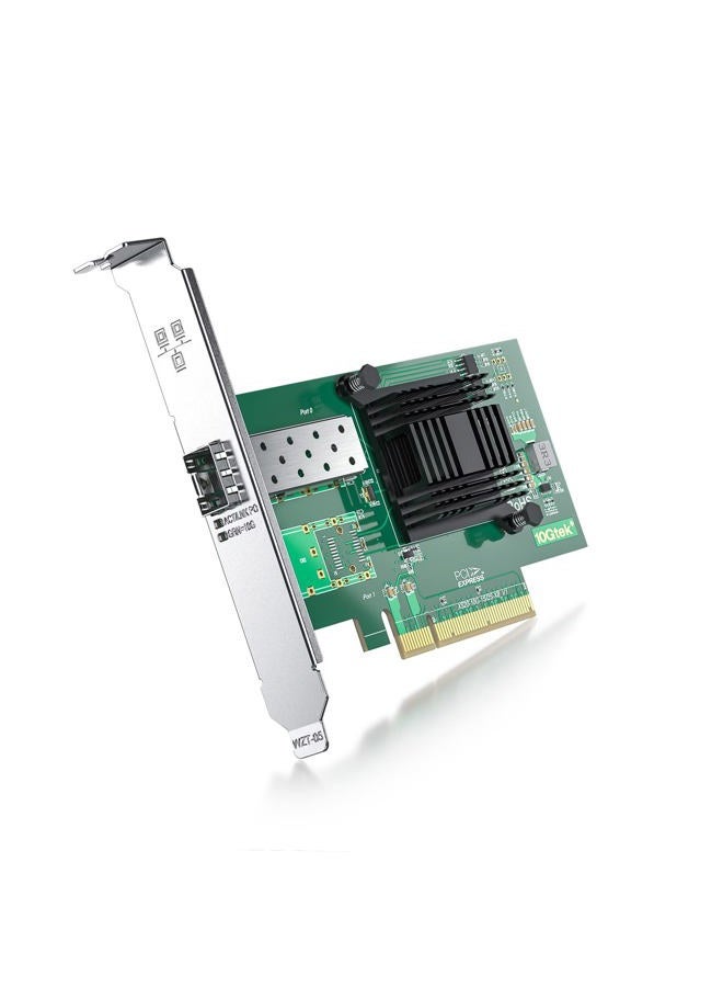 ipolex for Intel X520-DA1, 10GbE Converged Network Adapter(NIC), 82599ES Chipset, PCI-E X8, Single SFP+ Port - Image 1