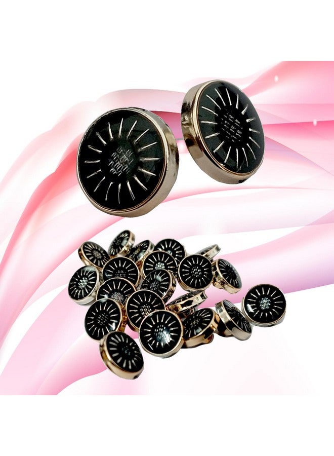 Aakriti Aakriti 5 Styles Fancy Button for Boutique Tailoring/Stitching/Dress/Blouse/Shirt and Kurta's Button Size 18 Line (11.5mm) Fancy Button Pack of 100 Pcs (Each Style 20pcs) - Image 5