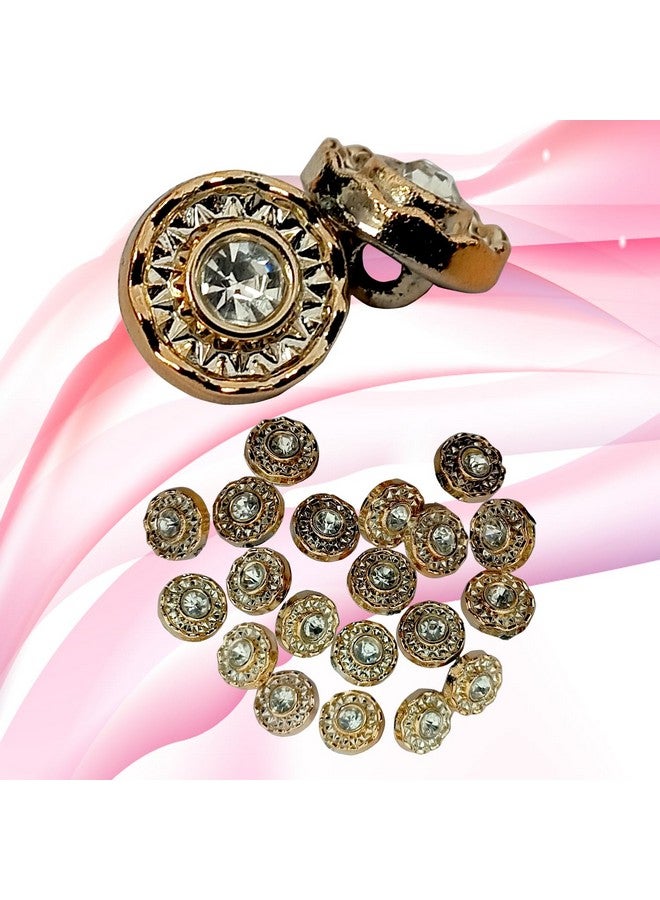 Aakriti Aakriti 5 Styles Fancy Button for Boutique Tailoring/Stitching/Dress/Blouse/Shirt and Kurta's Button Size 18 Line (11.5mm) Fancy Button Pack of 100 Pcs (Each Style 20pcs) - Image 3