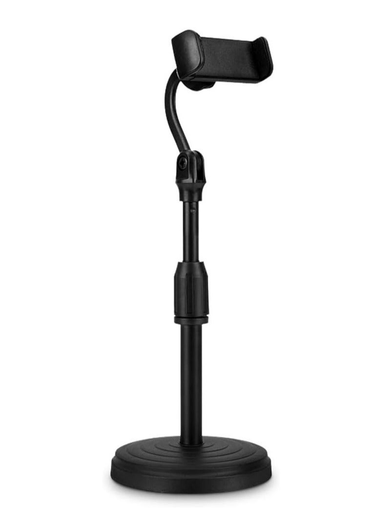 Mobile Phone Holder for Live Streaming, YouTube Video/Filming, Adjustable Angle Smartphone Holder, Flexible Smartphone Stand Universal Phone Holder for Office and Kitchen - Image 1