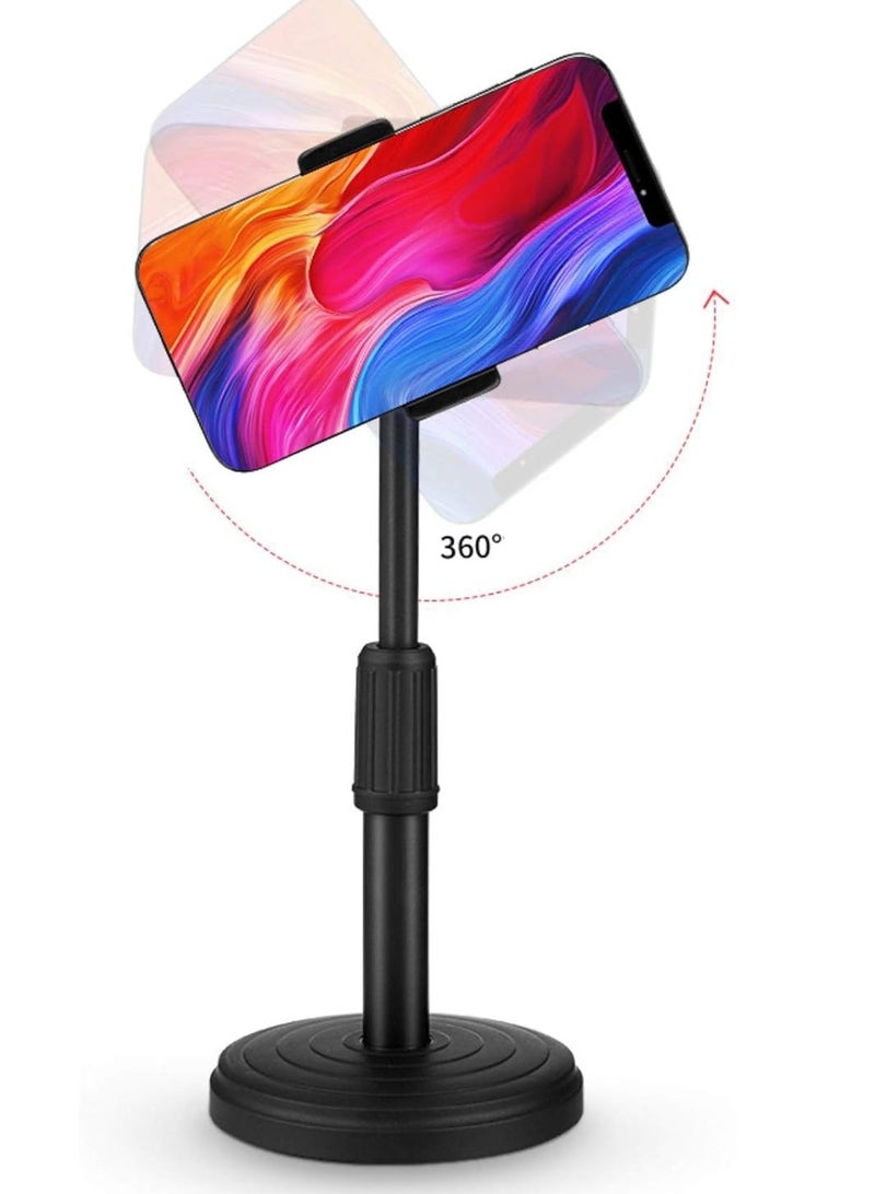 Mobile Phone Holder for Live Streaming, YouTube Video/Filming, Adjustable Angle Smartphone Holder, Flexible Smartphone Stand Universal Phone Holder for Office and Kitchen - Image 3