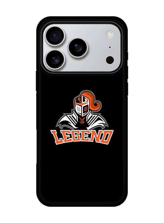 Stylizedd Tough Pro Magnetic Case for iPhone 17 Pro, Dual Layer hybrid PC + TPU Mobile Cover Matte - Legend Knight - Image 1