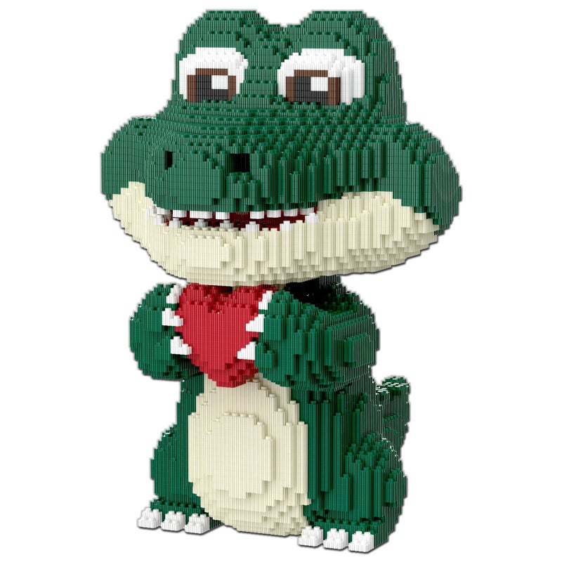 APENGBAOL Animal Love Crocodile Micro Mini Building Blocks Set9874PCS 39cm High Series Gift for Adults and Kidst - Image 3