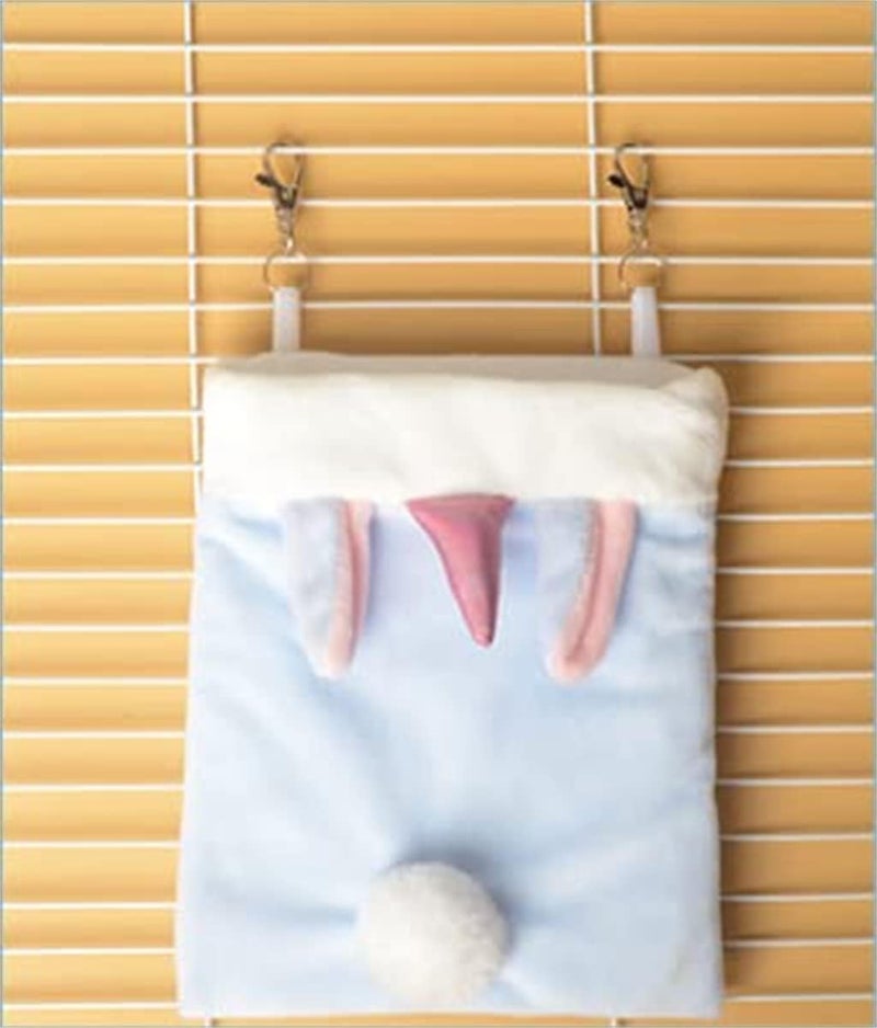 Pet Hanging Sleeping Pouch for Sugar Glider, Small Animals Hammock Cage Accessories, Warm Sleep Bag for Squirrel Hamster Marmosets Small Pets, Blue, Style B - Image 5