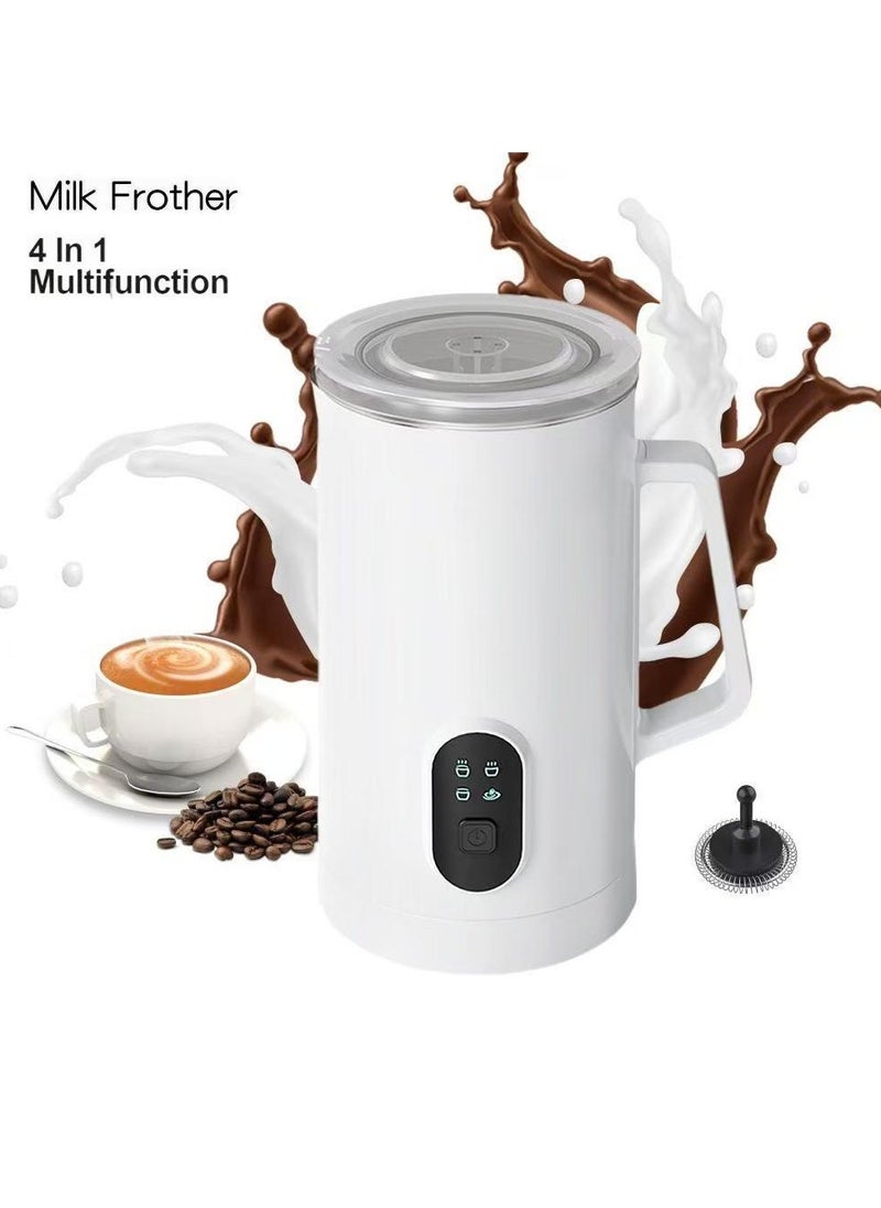 Generic Electric Milk Frother Steamer Milk Foamer 4 in 1 Multifunctional Hot Cold Milk Foam Maker 400W Automatic Quiet Milk Warmer Latte Cappuccinos Hot Chocolate  - Image 1
