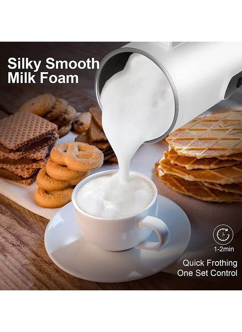 Generic Electric Milk Frother Steamer Milk Foamer 4 in 1 Multifunctional Hot Cold Milk Foam Maker 400W Automatic Quiet Milk Warmer Latte Cappuccinos Hot Chocolate  - Image 5