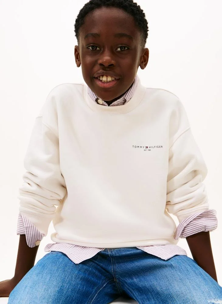 TOMMY HILFIGER Kids Mini Corp C-Neck Sweatshirt