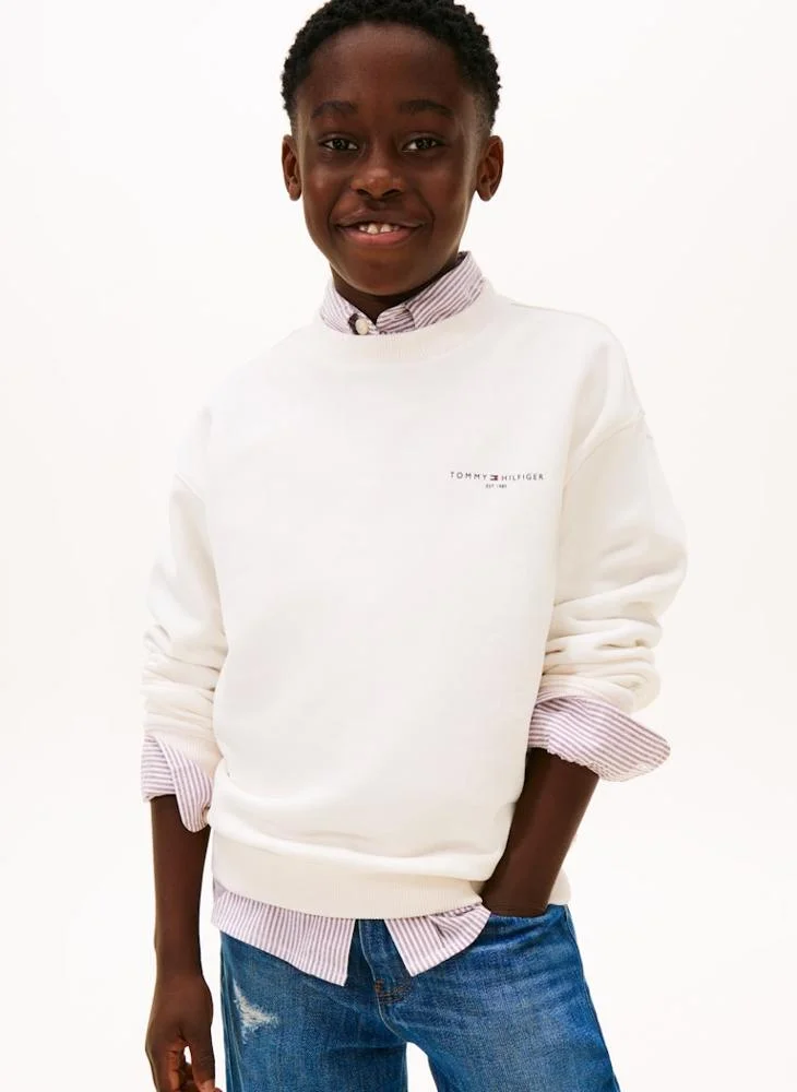 TOMMY HILFIGER Kids Mini Corp C-Neck Sweatshirt