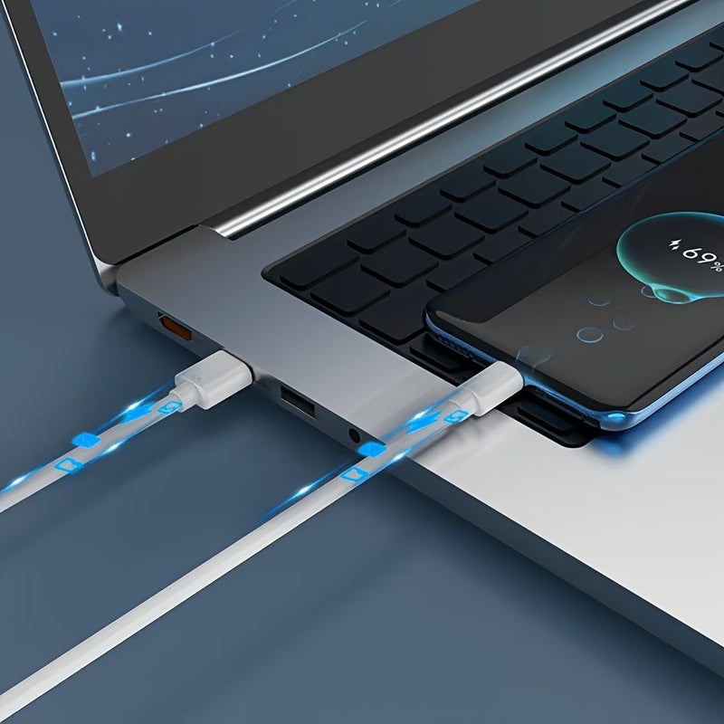 كابل شحن سريع USB C إلى Type-C بقدرة 20 واط (PD) بطول 39.37 بوصة لأجهزة Apple - Image 3