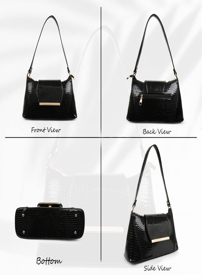 ROLEXO PU Synthetic Leather Casual Travel Shoulder Flap Closure Shoulder Daytrip College Office Sling bag For Women - Image 4